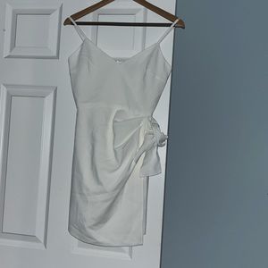 French Connection White Dress with Bow